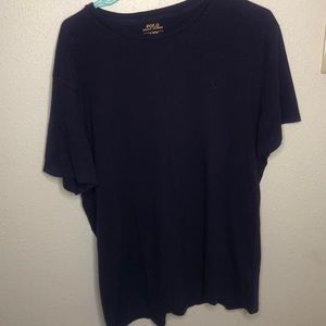 Deep purple polo Ralph Lauren shirt.